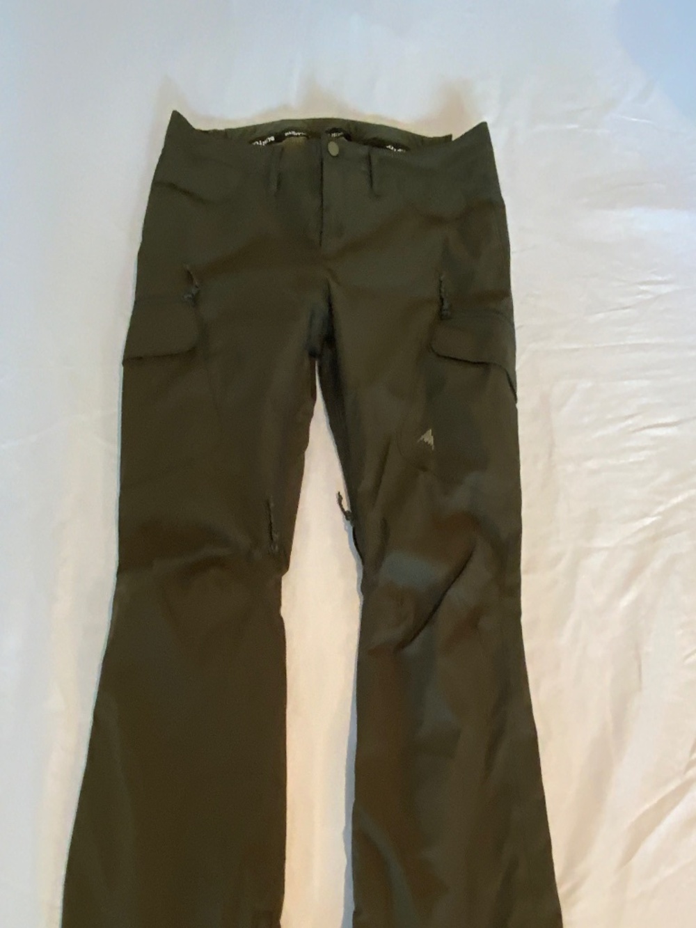 Burton Living Lining Women's XL Olive Green Snowboard Pants - Picture 1 of 2